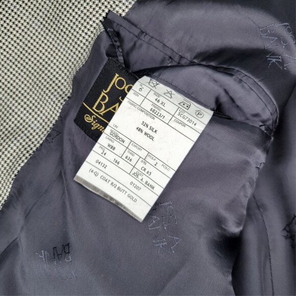 JOS. A. BANK TRADITIONAL FIT LIGHT GRAY BLAZER 46XL - Picture 10 of 12